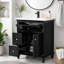 Meuble-lavabo 24 po avec lavabo et rangement intelligent-133993142-133993146