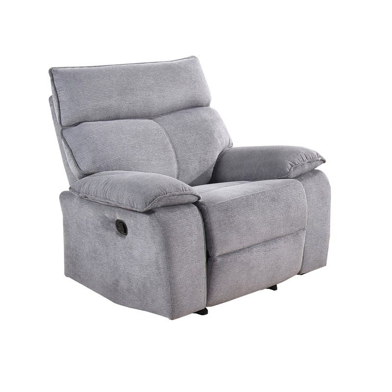 Fauteuil inclinable oscillant, gris, Manual Recline
