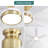 Rita 42" 5-Blade Gold Modern Ceiling Fan Light With 6-Speed Adjustable Wind Speed-1192645663