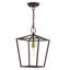 Luminaire suspendu géométrique 1 lumière Howington-1859147114