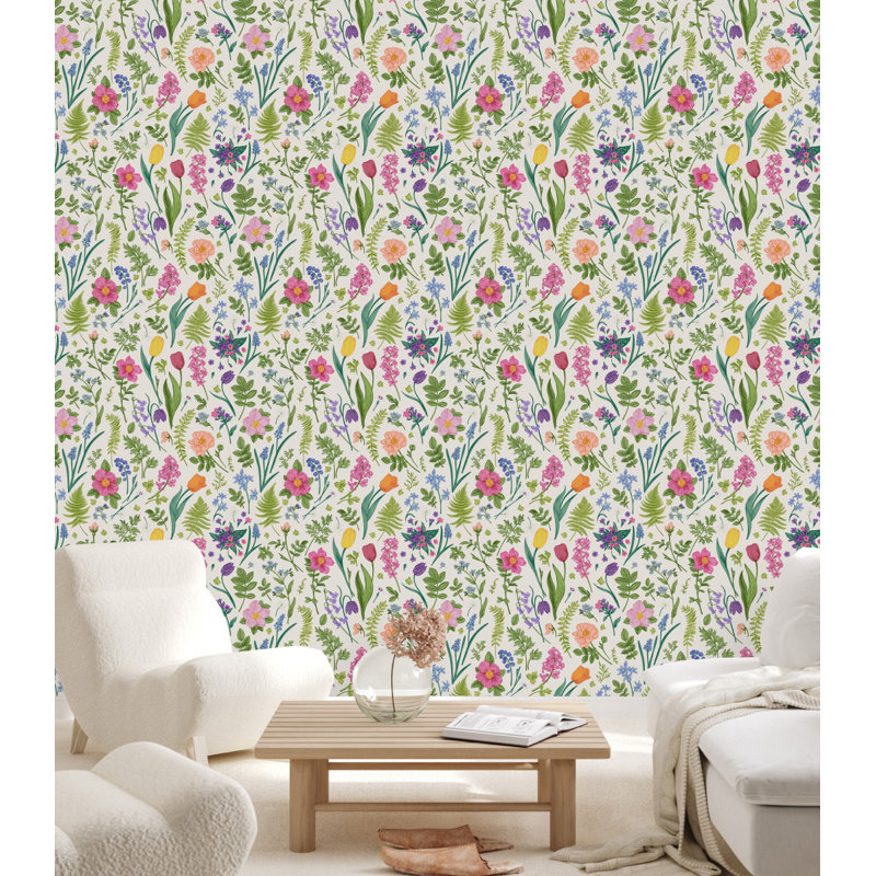 Carreau de papier peint l 25 po, L 2,08 pi x L 10,42 pi