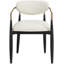 Chaise de salle à manger rembourrée en tissu Riccio Performance-790394331-790394335