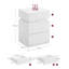 Casein 40cm W Manufactured Wood Bedside Table-2054338429