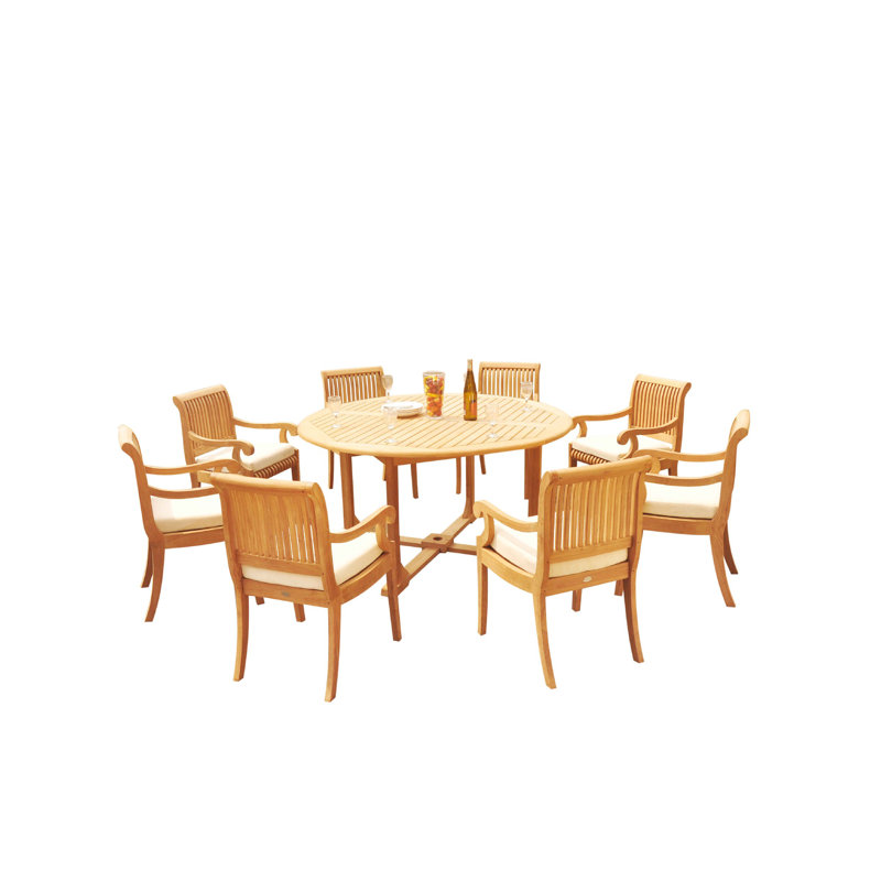 Giva Outdoor - Piece Teak Dining Set, 8