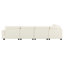 6 Chenille U Shaped Sectional, With Movable , Hidden Armrest Storage & Charging Ports For Warm Ambience Sectional Couch 6 Seats, Fabric, Storage, Cup Holders Elegant Living-168209923