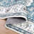 Machine Washable Non-Slip Blue Oriental Area Rug-1222581426