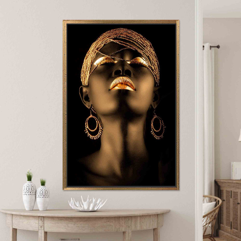 Art sur toile, femme imprimée pour un décor élégant, 67 po H x 47,3 po l