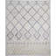 Moroccan Hand-Knotted Gray/Ivory Area Rug-616668049