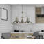 Aldwych 3 - Light Shaded Chandelier-39210827