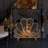Des 1 Panel Iron Fireplace Screen