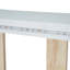 Lit de course en bois en forme de voiture simple à DEL avec rembourrage doux, blanc - coffre-fort et magnifique plateforme Led