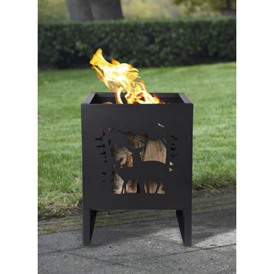 Firebasket Square Deer