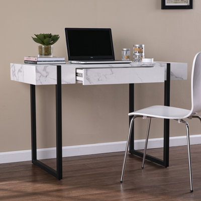 Rangley Modern Faux Marble Desk