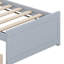 Lit plateforme peu encombrant avec tiroirs de rangement intégrés-1253693692