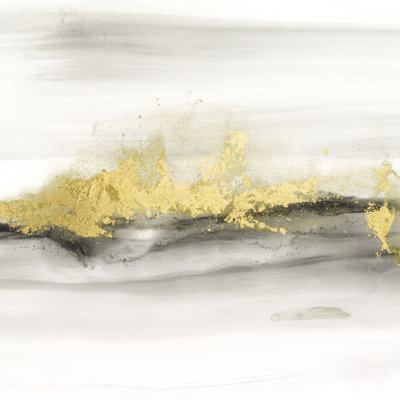 Gold on the Horizon IV 1 Piece Wrapped Canvas Painting