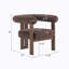 Chaise d'appoint moderne rembourrée avec accoudoirs ronds-1531040941