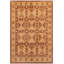 Tapis brun en laine noué à la main à motif géométrique 7 pi 10 po x 9 pi 6 po Baccio