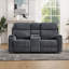 Ensemble de salon inclinable 2 pièces en chenille douce et moderne 2 pièces