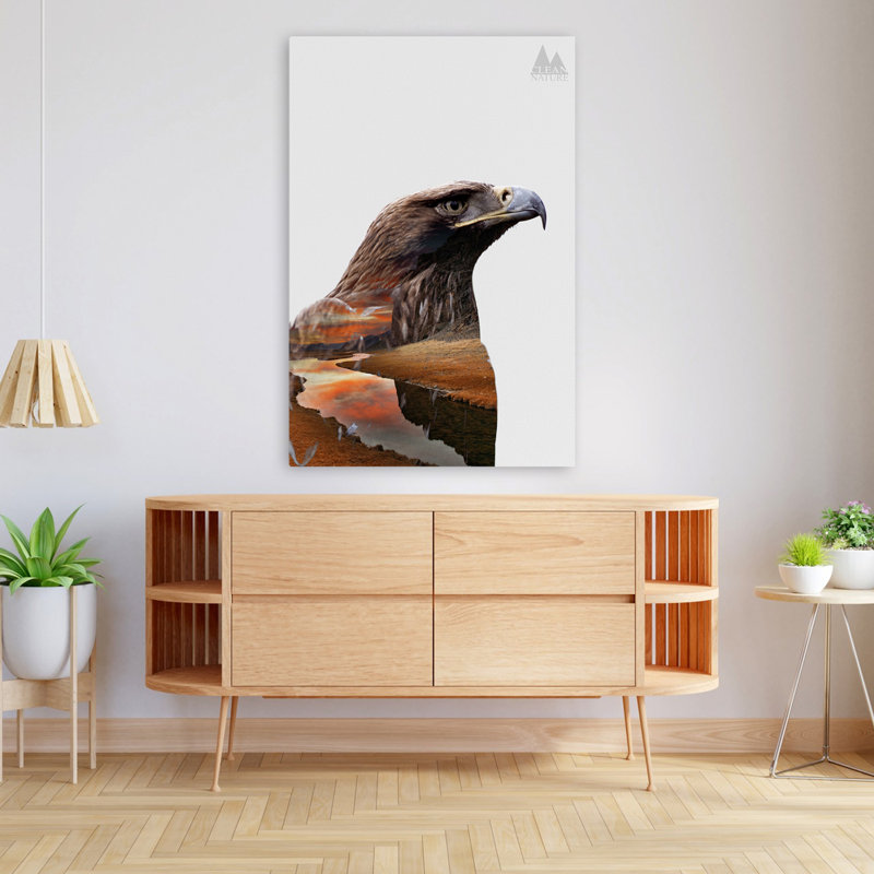 Eagle - Animals Birds Eagles Art, 48" H x 32" W