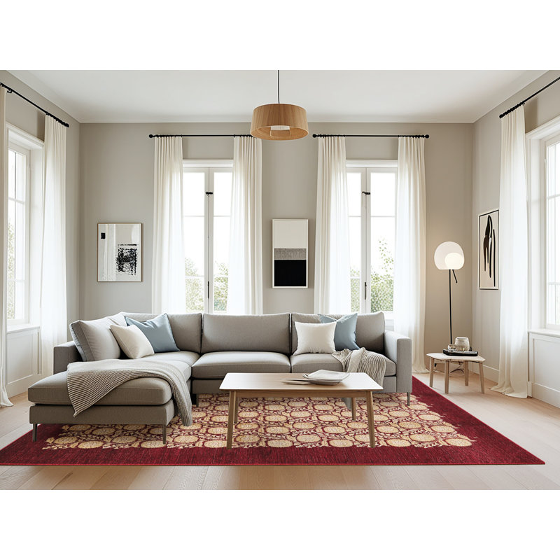 Derun Oriental Indoor Rug, Rectangle 8' x 12'