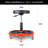 Pneumatic Garage Seat Rolling Mechanic Stool with Tool Tray Storage