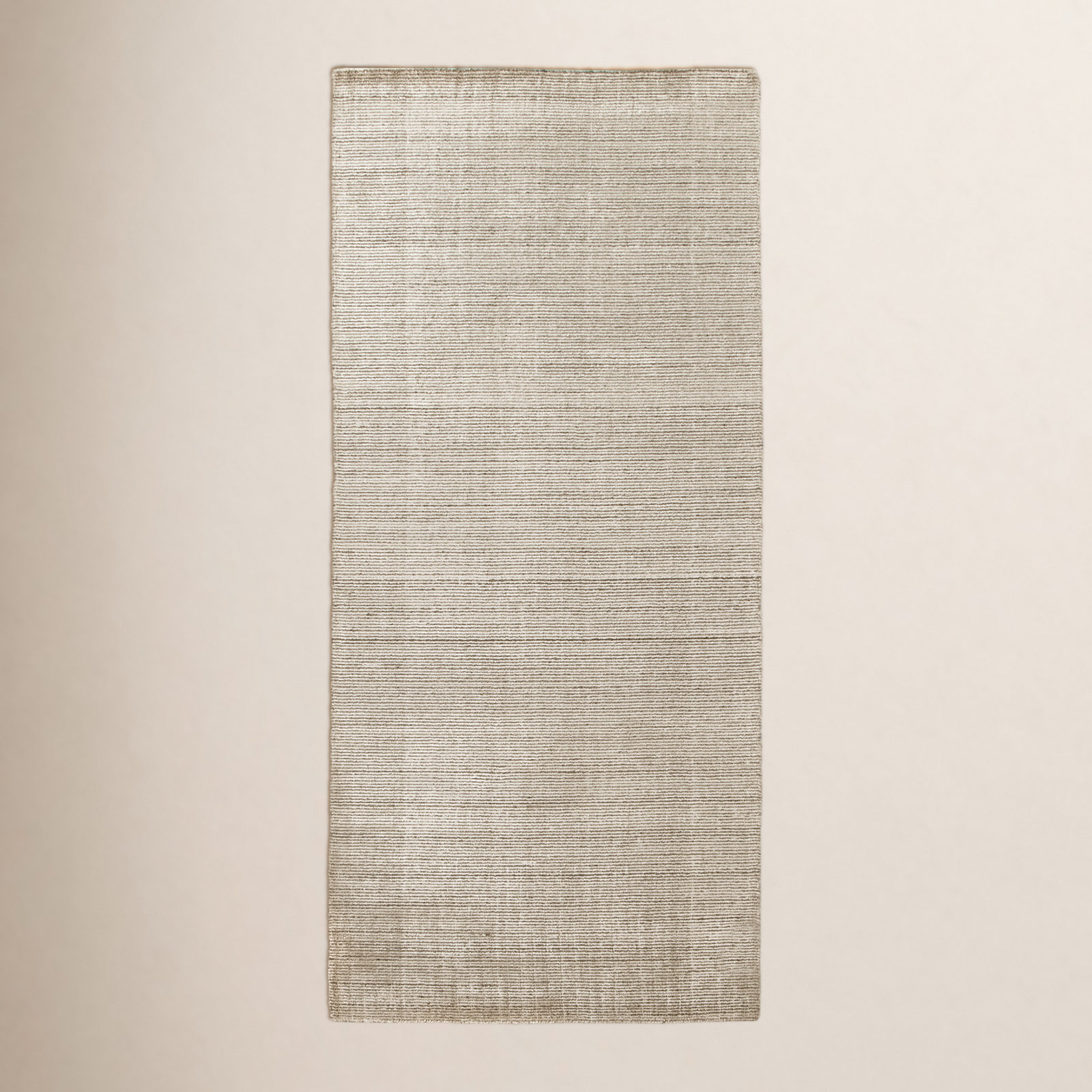 Matias Hand-Hooked Looped Rug, Runner 3' x 12', Brown/Cream