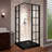 French Corner 36" W x 36" D x 74.75" H Framed Square Shower Kit-31983552