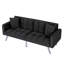 Canapé-lit futon inclinable multifonctionnel de 74 po Elegra-23285474