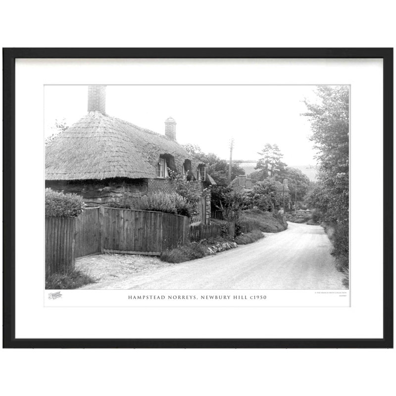 Hampstead Norreys, Newbury Hill C1950 - Single Picture Frame Print, 28cm H X 36cm W x 2cm D