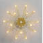 Luminaire suspendu 15 lumières de style campagnard moderne en cristal de style campagnard moderne à 15 lumières-130217962