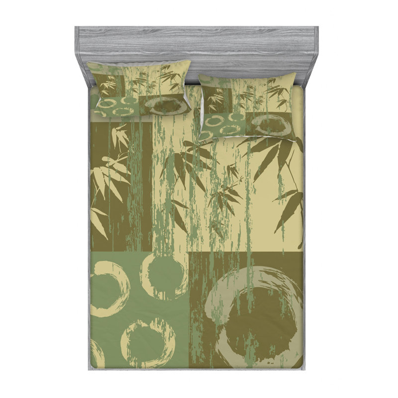 Microfiber Sheet Set, Queen Sheet Set with Fitted Sheet