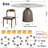 Ikerne Sintered Stone Dining Set with Round Stone Table Top-1277541175-1292349721-1299259840