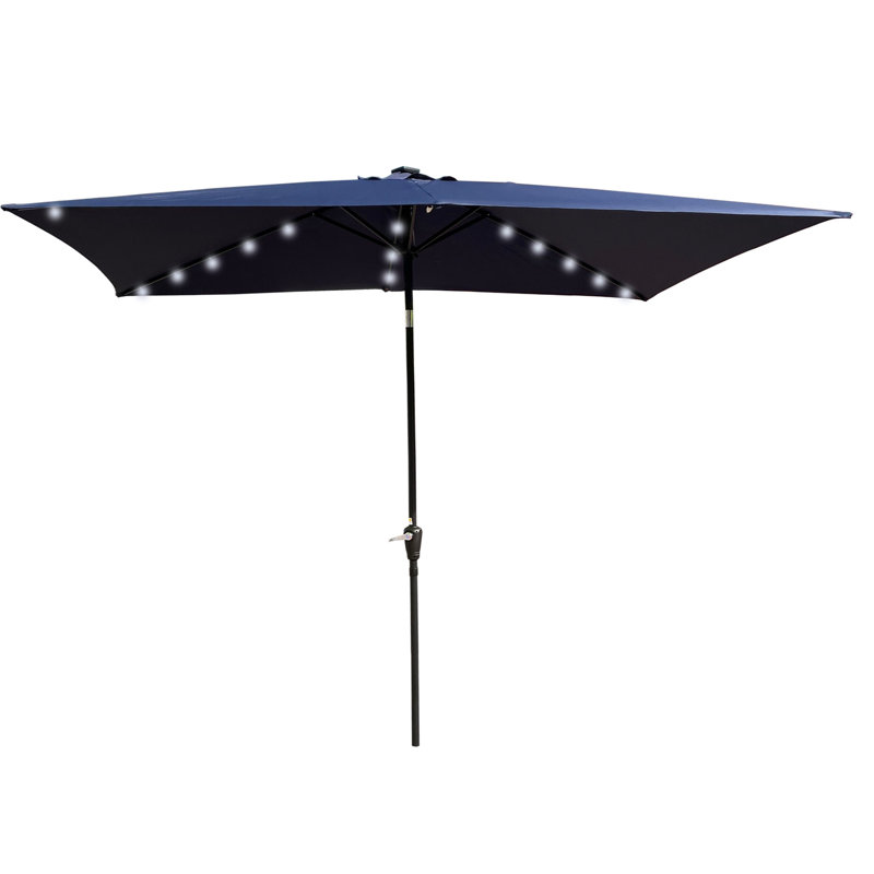 Parasol Taibah 120 avec contrepoids inclus, Dark Blue