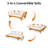 Outdoor 3-in-1 Patio Daybed Sofa - Convertible Acacia Wood Frame with Removable Beige Cushions