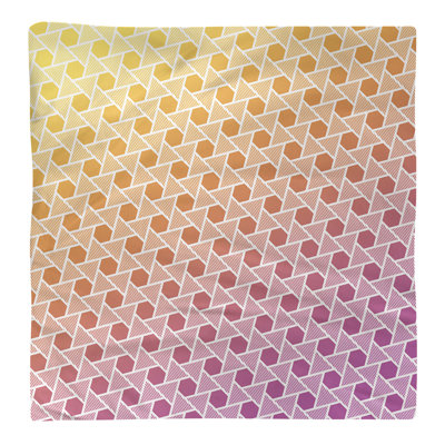 Serviette triangles hexagonals Mcguigan
