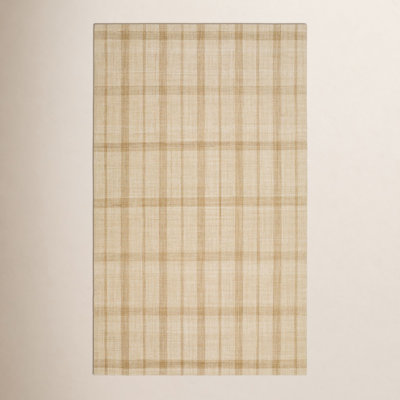 Adella Hand-Woven Plaid Rug