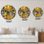 Horloge murale traditionnelle en or-1930457266