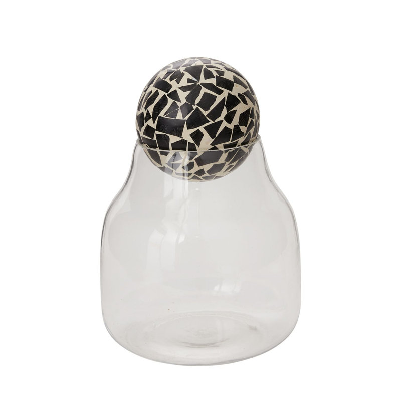 Terrarium en verre Alyssa, H 10 po x l 6,5 po x P 6,5 po
