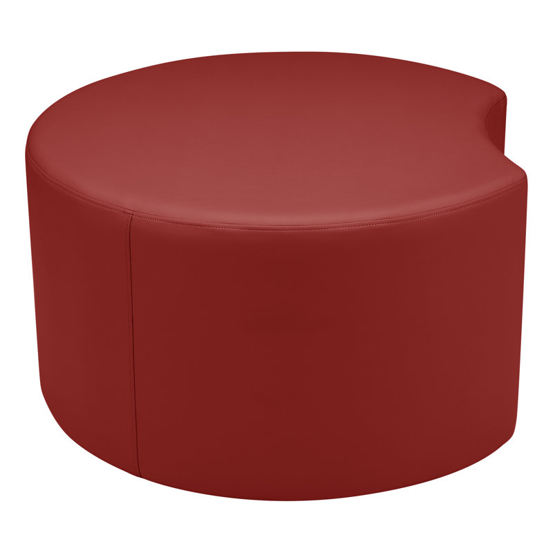 Learniture Structured Crescent Stool -Flexible Modular Collaborative Soft Seating For Office, Home, Lounge And School Classrooms With Durable Frame 1014N