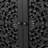Buffet Cabinet with Floral Carvings with Solid Wood Legs-1415385256