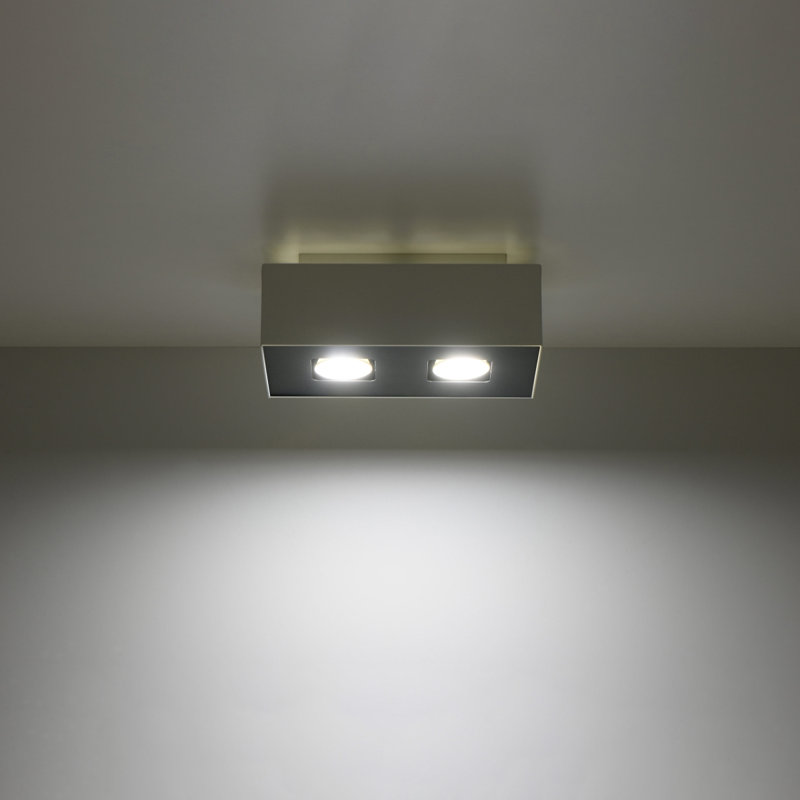 Fairlaine Flush Mount, White