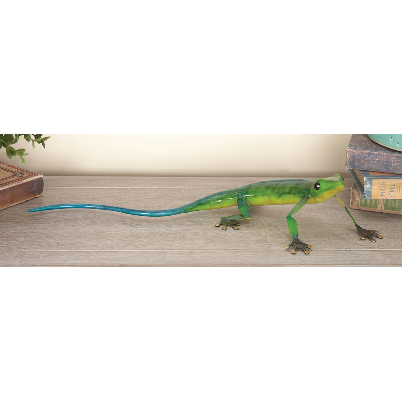 Sculpture lézard éclectique Felles