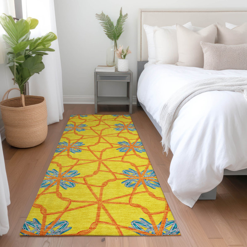  Chayden Area Rug with Non-Slip Backing, Runner 2'3" x 7'6"