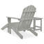 Grande chaise de jardin d'extérieur amovible en bois de sapin massif gris-1801512890