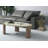 Off White & Oak Finished Leg Coffee Table