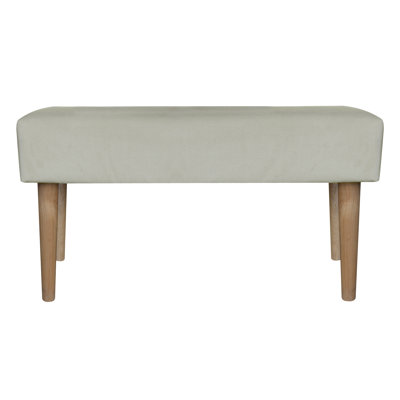 Scandi Polyester Upholstered Bench