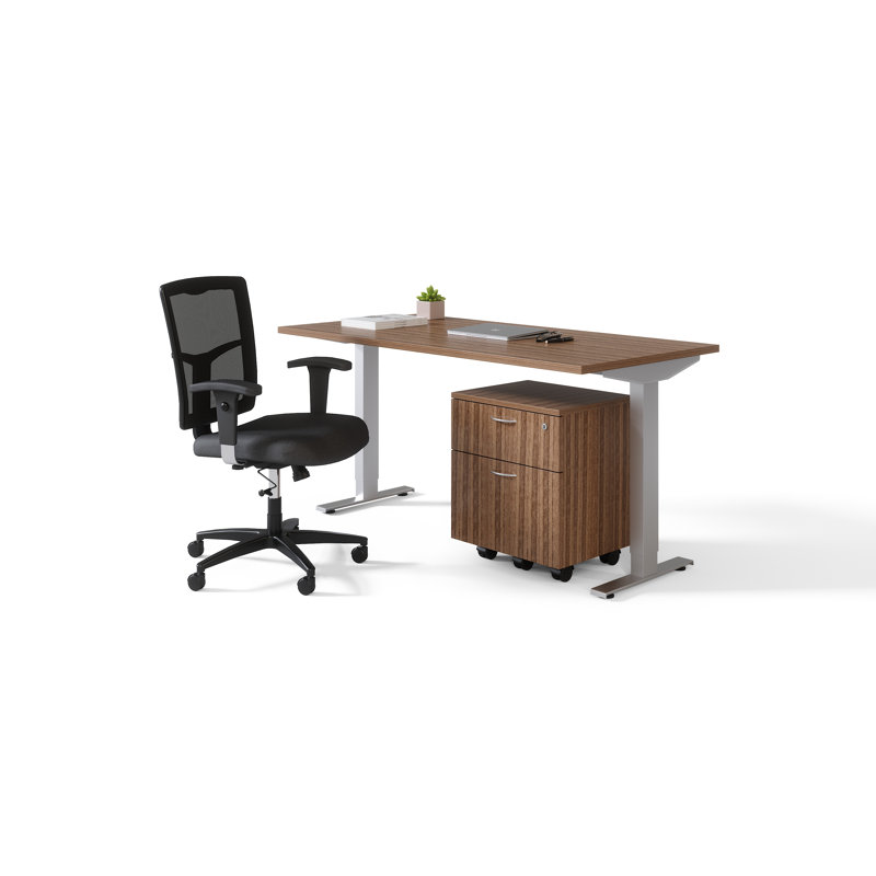 Ensemble de bureau d'écriture rectangulaire avec chaise Goodwin