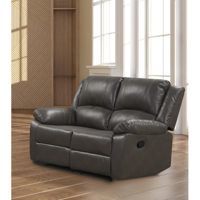 60" Upholstered Manual Reclining Loveseat