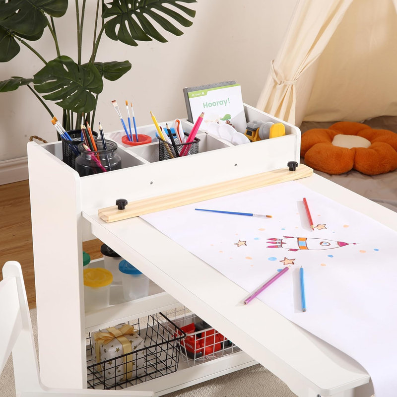 Kids and Chair Set, White