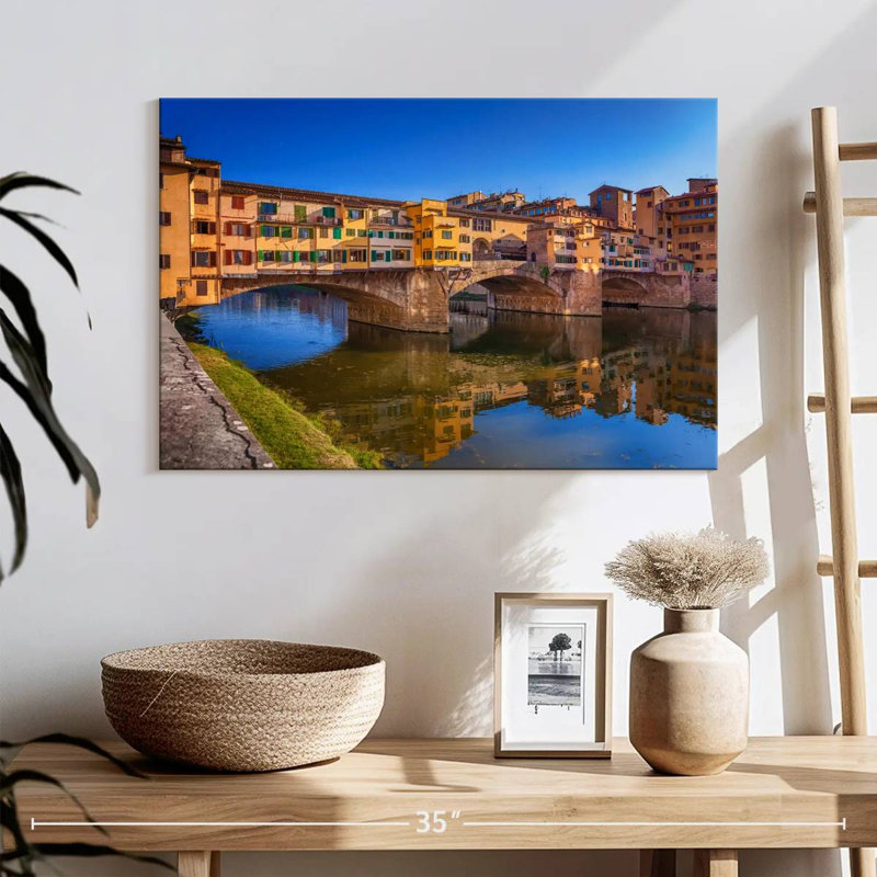 Lilie Ponte Vecchio à Florence, H 16 po x l 24 po